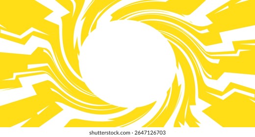 Horizontal retro groovy background with bright sunburst in style 60s, 70s. Trendy colorful graphic print.eps10