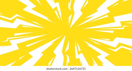 Horizontal retro groovy background with bright sunburst in style 60s, 70s. Trendy colorful graphic print.eps10
