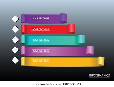 Plantilla de estilo gráfico de roll horizontal