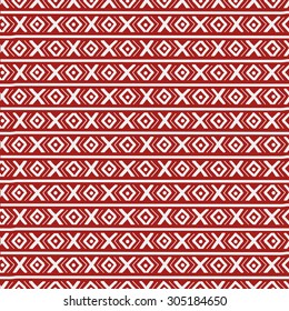 Horizontal Russian stripes traditional seamless pattern