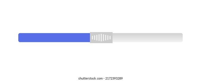 Horizontal scrollbar. Switch control panel for power, volume, brightness, ect.  Vector design elements for your website