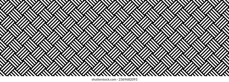 horizontal seamless plaid and checked design for pattern and background.