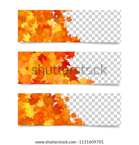 Horizontal Seasonal Banners Websites Autumn Promotional - free promotional websites