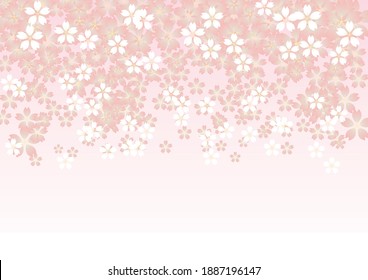 Horizontal size gradient illustration background