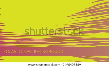 Horizontal solar glow abstract background with hot sunbeam ray, cover, site presentation in HD format. UI template layout for web design of internet products. Vector banner