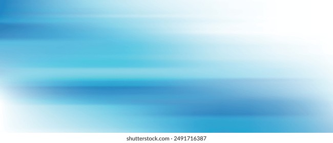 Horizontal speed lines with blue background