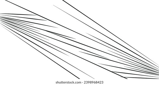 Horizontal speed lines for comic books. Manga  anime graphic speed striped texture