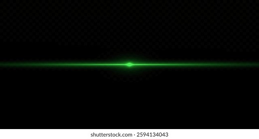 
Horizontal speed stripes, green light. Glare, laser.