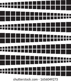 Horizontal square level of pattern vector. Design window black on white background. Design print for texture, textile, illustration, wallpaper, background. Set 1