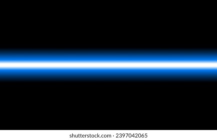 Horizontal Straight Blue Ray Background