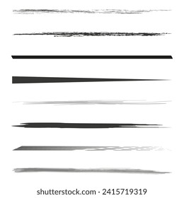 Horizontal straight, parallel lines. Vector illustration. EPS 10.