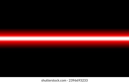 Horizontal Straight Red Ray Background