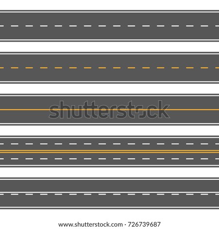 Similar – Foto Bild Fahrbahnmarkierung Straße