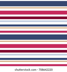 Horizontal strip seamless pattern. Vector background