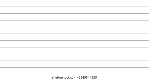 Horizontal stripe Notebook Business White Paper Vector