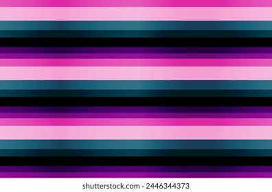 Horizontal stripe pattern vector design. Decorative scrapbook swatch. Abstract geometric background with lines. Lines stripes seamless texture. Vintage wallpaper.