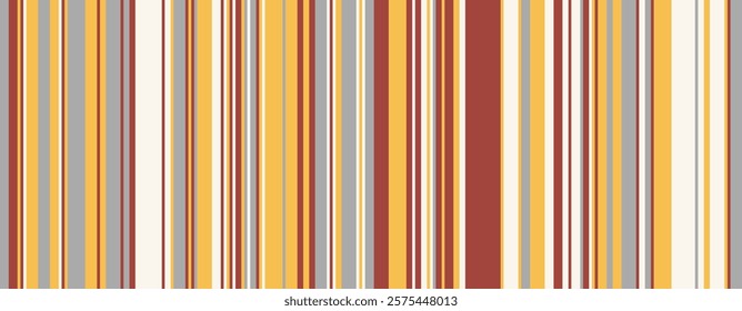 Horizontal stripe pattern with vibrant colours. Ideal for textile prints, wallpapers, and retro-inspired designs. A seamless vector graphic with modern line decoration