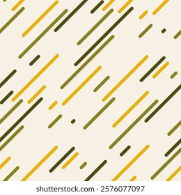 Horizontal stripe pattern with vibrant colours. Ideal for textile prints, wallpapers, and retro-inspired designs. A seamless vector graphic with modern line decoration