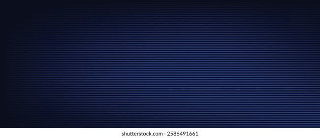 Horizontal Striped Abstract Blue Background
