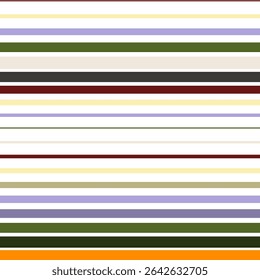 Horizontal gestreifte Muster neutral, erdig und fett