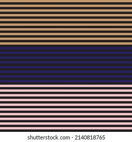 Horizontal striped seamless pattern background suitable for fashion textiles, graphics
