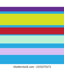 Horizontal striped seamless pattern background for fashion textiles, graphics