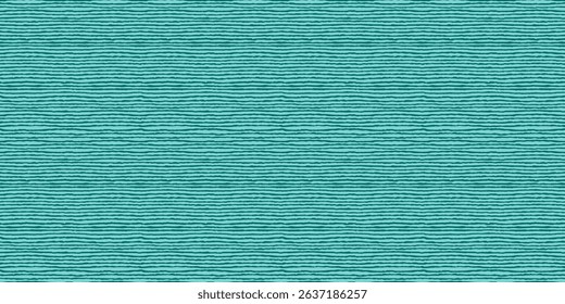 Horizontal striped seamless pattern with hand drawn pencil textured lines. Simple background with sketchy scribble stripes in green and blue colors. Bright abstract vector seamless wallpaper