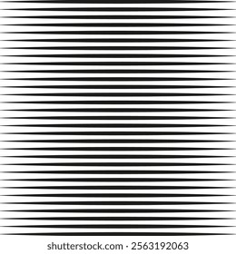 Horizontal stripes background. Black and white pattern. Gradual line variation. Monochrome vector texture.