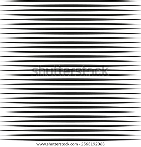 Horizontal stripes background. Black and white pattern. Gradual line variation. Monochrome vector texture.