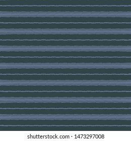 Horizontal stripes in a different graphics, arranged alternately. Decorative striped background with contrasting tones of green and blue. Textile. Paper. Cloth. Vector illustration.