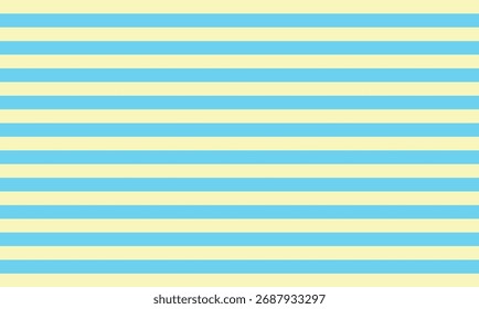 Horizontal stripes in light blue and pale yellow pattern background.