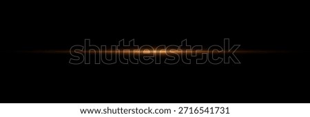 Horizontal stripes of light, line rays effect.