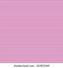 Horizontal Stripes Pattern. Colored Seamless Vector Illustration. Abstract Background of Pink Lines.