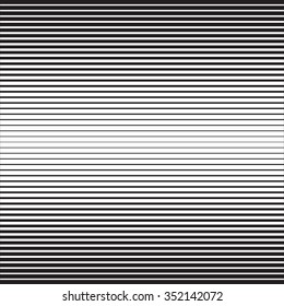 Horizontal stripes perspective vector patttern