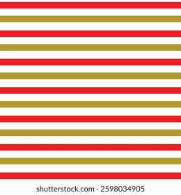 horizontal stripes of red and yellow with white background
