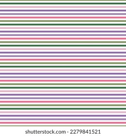 Horizontal Stripes Seamless Pattern - Colorful and bright striped repeating pattern design
