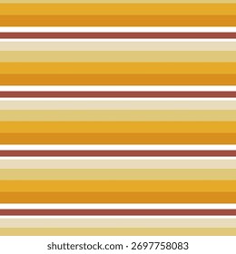 Horizontal Stripes Seamless Pattern Vector Design