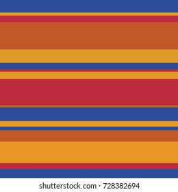 Horizontal stripes vector seamless pattern. 