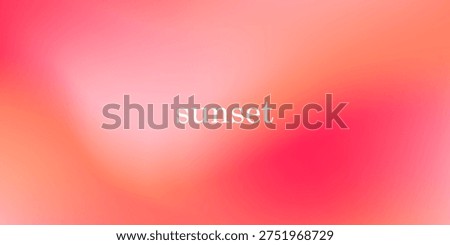 Horizontal sunset liquid gradient background with a warm orange and crimson fluid mesh blend