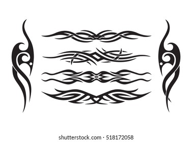 Tribal Tattoo Set Stock Vector Royalty Free 108937094  Shutterstock