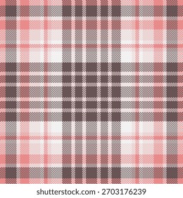 Horizontaler Tartan, Vektorhintergrund, Kreativitätsmuster, Stoffprüfung. Flanell Textil karierte Textur nahtlos in Pastellfarben und helle Farbpalette.