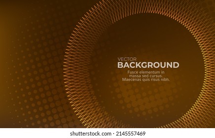 Horizontal template background with light gradient halftone lines, dots and circle for glowing-theme poster, digital business banner, official invitation, data hd page cover and brochure. EPS10 vector