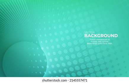 Horizontal template background with light gradient halftone lines, dots and circle for glowing-theme poster, digital business banner, official invitation, data hd page cover and brochure. EPS10 vector