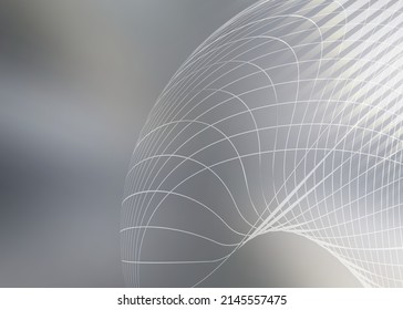 Horizontal template background with light gradient halftone lines, dots and circle for glowing-theme poster, digital business banner, official invitation, data hd page cover and brochure. EPS10 vector