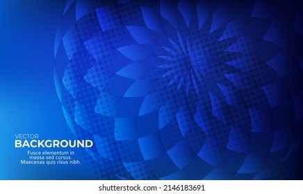Horizontal template background with light gradient halftone lines, dots and circle for glowing-theme poster, digital business banner, official invitation, data hd page cover and brochure. EPS10 vector