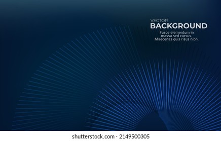 Horizontal template background with light gradient halftone lines, dots and circle for glowing-theme poster, digital business banner, official invitation, data hd page cover and brochure. EPS10 vector