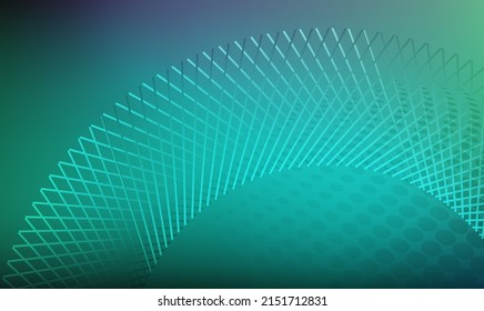 Horizontal template background with light gradient halftone lines, dots and circle for glowing-theme poster, digital business banner, official invitation, data hd page cover and brochure. EPS10 vector