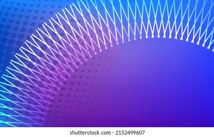 Horizontal template background with light gradient halftone lines, dots and circle for glowing-theme poster, digital business banner, official invitation, data hd page cover and brochure. EPS10 vector