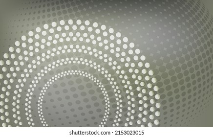 Horizontal template background with light gradient halftone lines, dots and circle for glowing-theme poster, digital business banner, official invitation, data hd page cover and brochure. EPS10 vector