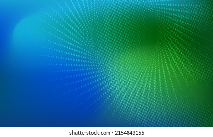 Horizontal template background with light gradient halftone lines, dots and circle for glowing-theme poster, digital business banner, official invitation, data hd page cover and brochure. EPS10 vector